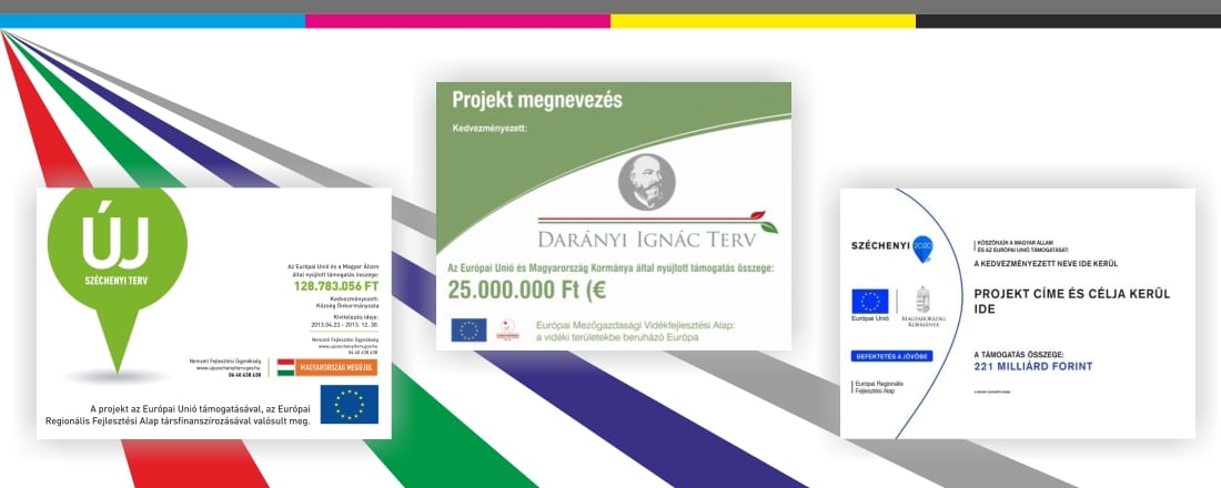 Projekt táblák készítése
